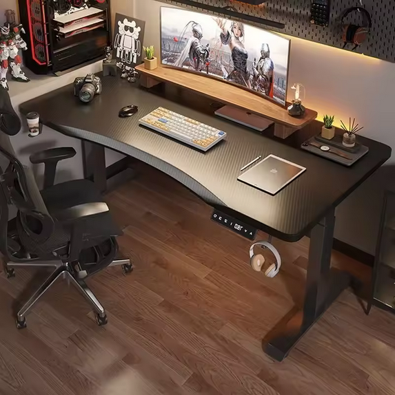 Zenova™ Elite Standing / Gaming Desk — BLACK