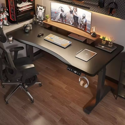 Zenova™ Elite Standing / Gaming Desk — BLACK